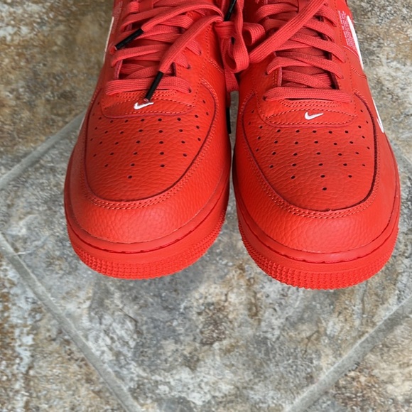 Nike Air Force Ones Low Utility Team Orange Size 11 NEW - Picture 11 of 16